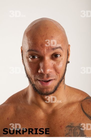 Head Emotions Man Another Muscular Bald