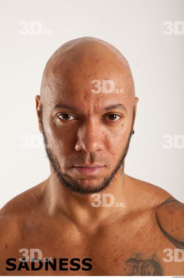 Head Emotions Man Another Muscular Bald