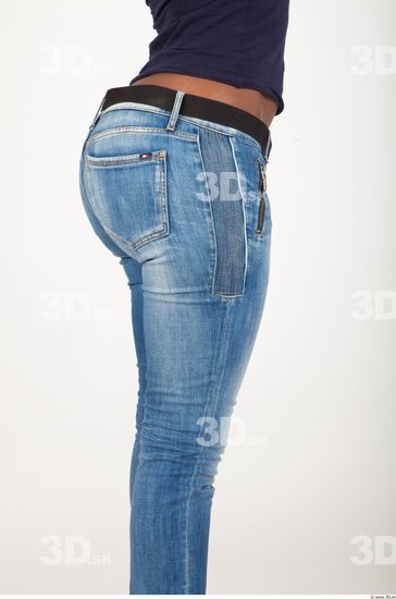 Thigh Woman Casual Jeans Average Studio photo references