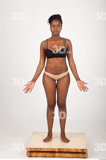 Whole Body Woman Animation references Underwear Average Studio photo references