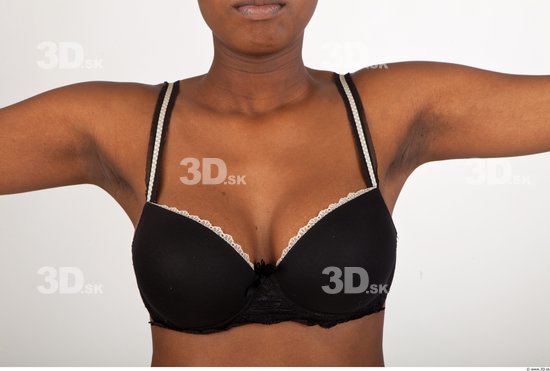 Upper Body Breast Woman Sports Bra Average Studio photo references