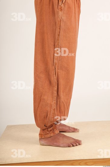 Thigh Calf Leg Man Asian Casual Trousers Average Studio photo references