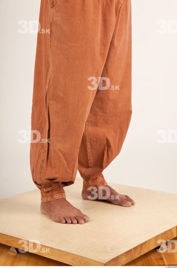 Thigh Calf Leg Man Asian Casual Trousers Average Studio photo references