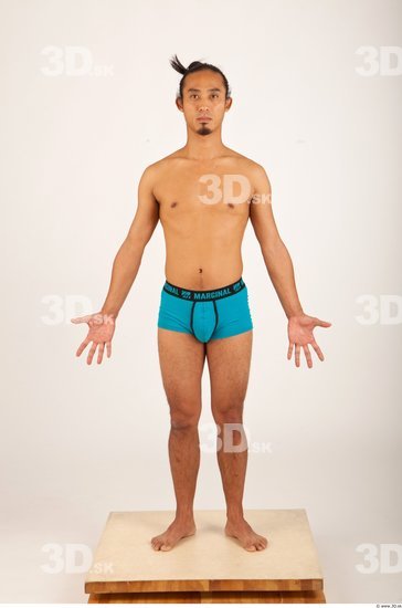 Man Asian Underwear Shorts Average Studio photo references