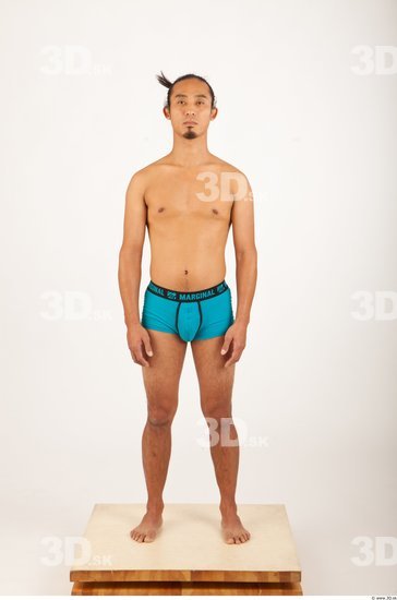 Man Asian Underwear Shorts Average Studio photo references