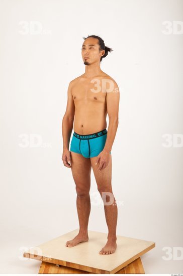 Man Asian Underwear Shorts Average Studio photo references