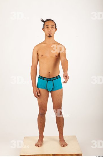 Man Asian Underwear Shorts Average Studio photo references