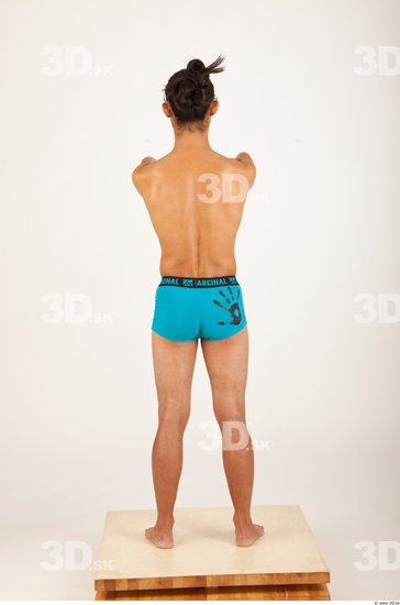 Man Asian Underwear Shorts Average Studio photo references