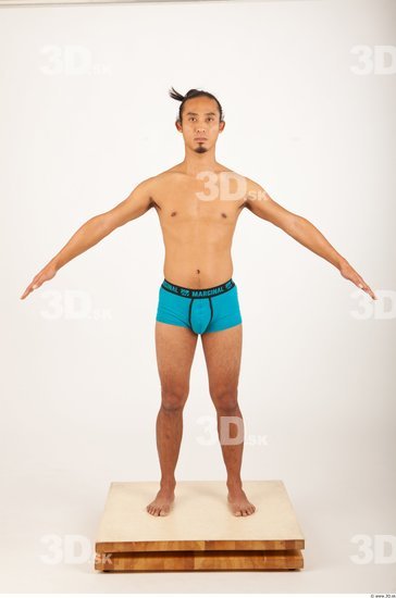 Man Asian Underwear Shorts Average Studio photo references