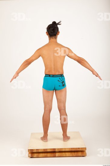 Man Asian Underwear Shorts Average Studio photo references