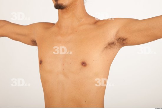 Chest Man Asian Nude Average Studio photo references