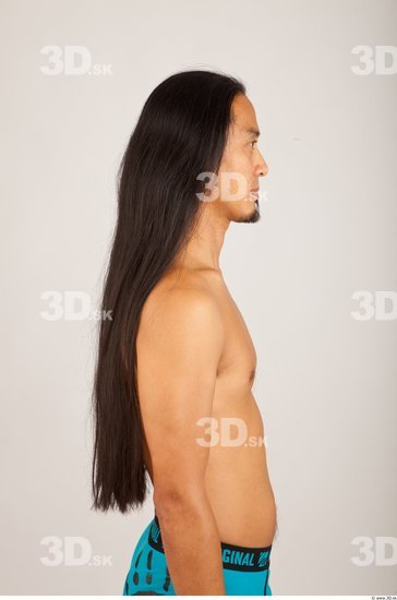 Head Hair Man Asian Average Bearded Studio photo references