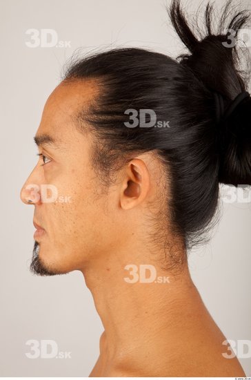 Head Hair Man Asian Average Bearded Studio photo references