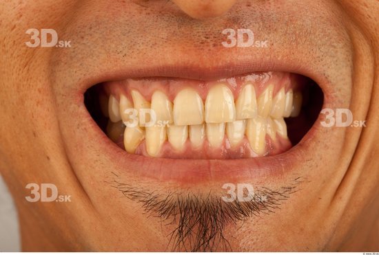 Teeth Man Asian Average Studio photo references