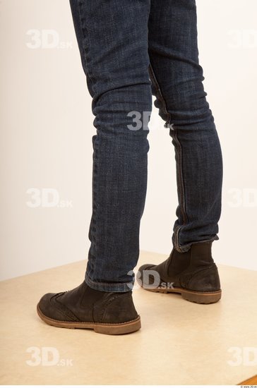 Leg Man White Jeans Studio photo references