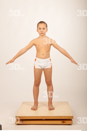 Whole Body Man White Studio photo references