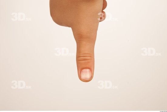 Fingers Man White Studio photo references