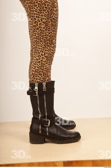 Leg Woman Casual Slim Leggings Studio photo references