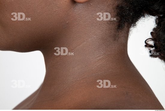 Head Woman Black Chubby 3D Models