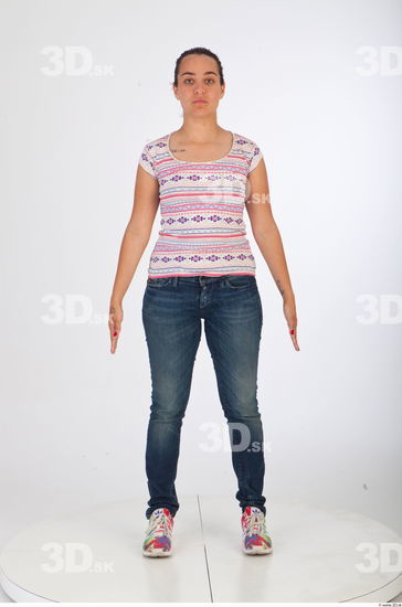 Whole body jeans tshirt of Kendra