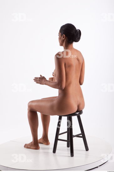 Sitting reference of nude Cecelia