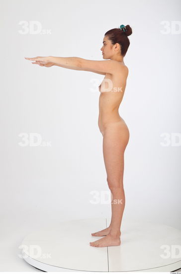 Whole body modeling pose of nude Molly