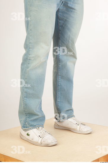 Calf light blue jeans of Harold