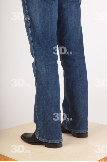 Calf deep blue jeans of Ed