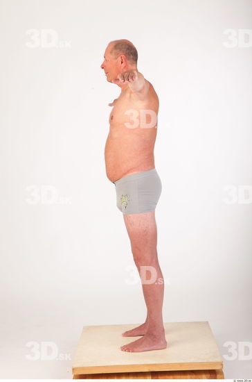 Whole body underwear T poses modeling reference of Ed