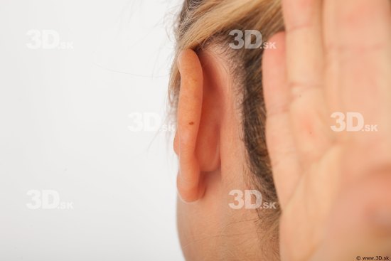 Ear reference of nude Norma