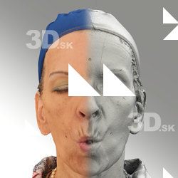 3D head scan of U phoneme - Alena