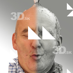 3D head scan of O phoneme - Michal