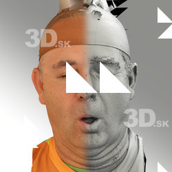 3D head scan of O phoneme - Ilja