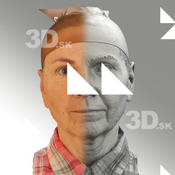 3D head scan of neutral emotion - Iveta