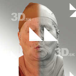 3D head scan of O phoneme - Lada