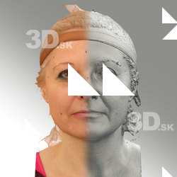 3D head scan of neutral emotion - Eva