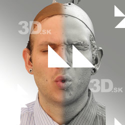3D head scan of O phoneme - Martin
