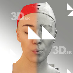 3D head scan of O phoneme - Dina