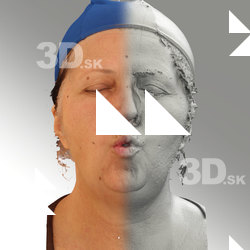 3D head scan of O phoneme - Zdenka