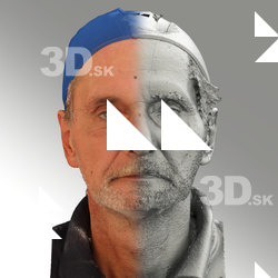 3D head scan of neutral emotion - Richard