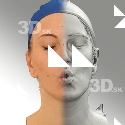 3D head scan of O phoneme - Jana