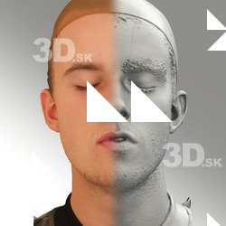 3D head scan of O phoneme - Jirka
