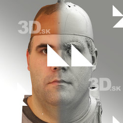 3D head scan of neutral emotion - Martin