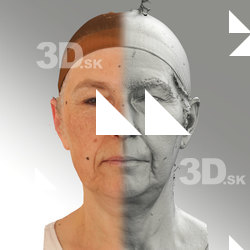 3D head scan of neutral emotion - Eva