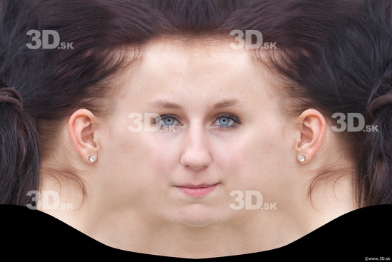 Head Woman White Head textures