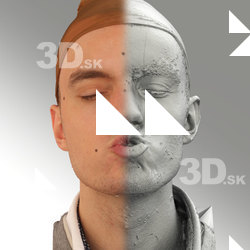 3D head scan of O phoneme - Lukas