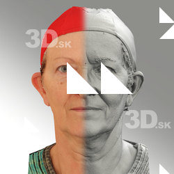 3D head scan of neutral emotion - Maria