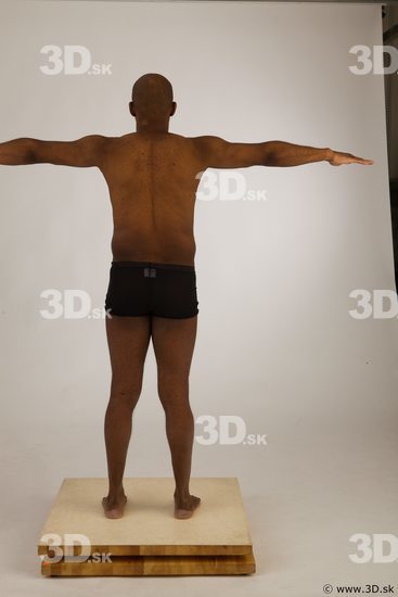 Whole body modeling t pose of Arturo in underwear