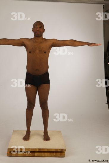 Whole body modeling t pose of Arturo in underwear