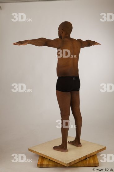 Whole body modeling t pose of Arturo in underwear